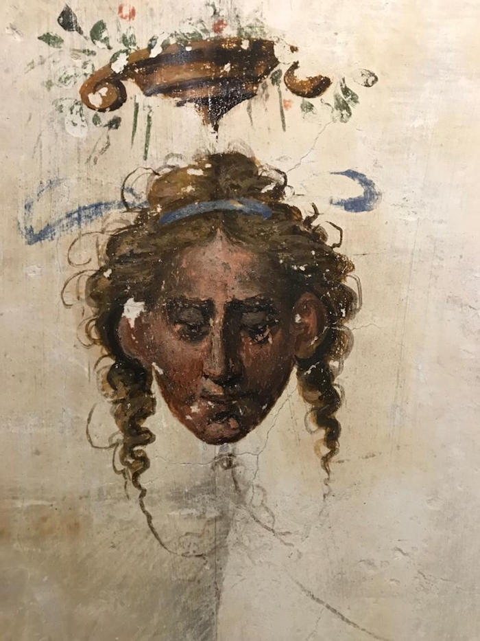 Grotesque Paintings Discovered Hidden Behind Secrets Staircase In Palazzo Vecchio, Florence