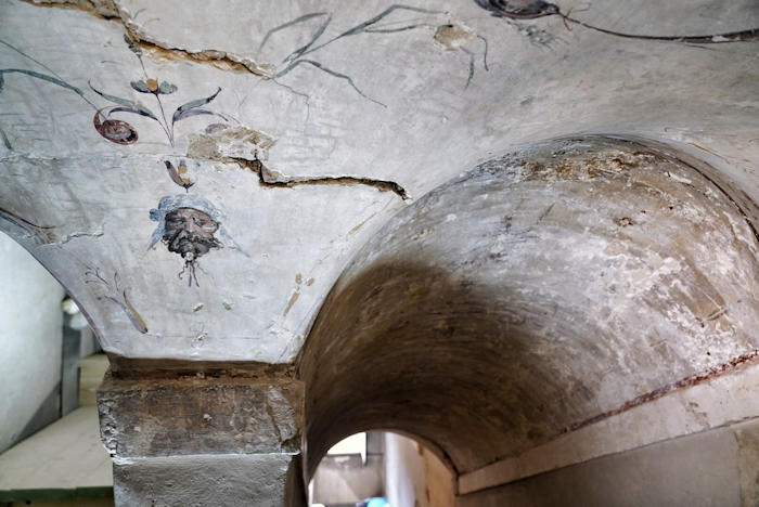 Grotesque Paintings Discovered Hidden Behind Secrets Staircase In Palazzo Vecchio, Florence