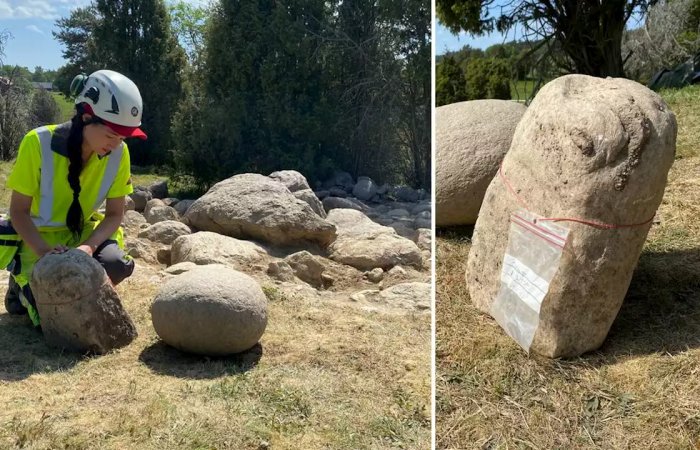 Unusual Discovery Of Viking Age Phallus Stone In Tystaberga, Sweden