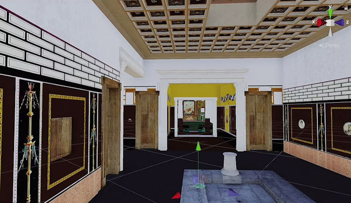 A Unique Look Inside An Ancient Pompeian Home Re-Constructed With Virtual Reality