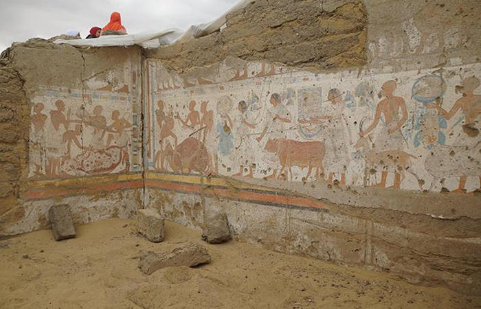 Tomb Of Pharaoh Ramesses II Treasurer Ptah-M-Wia Discovered In Saqqara