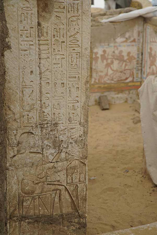 Tomb Of Pharaoh Ramesses II Treasurer Ptah-M-Wia Discovered In Saqqara