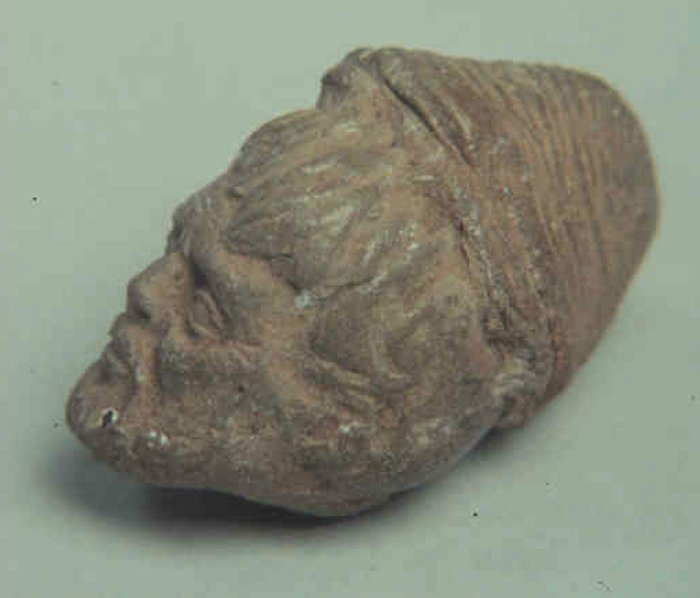 Head from Caliztlauac. 1999. Image credit: Romeo Hristov