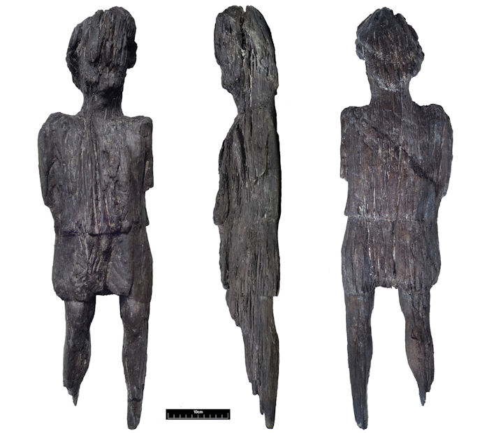 Unexpected Discovery Of Rare Ancient Roman Wooden Figure In Buckinghamshire