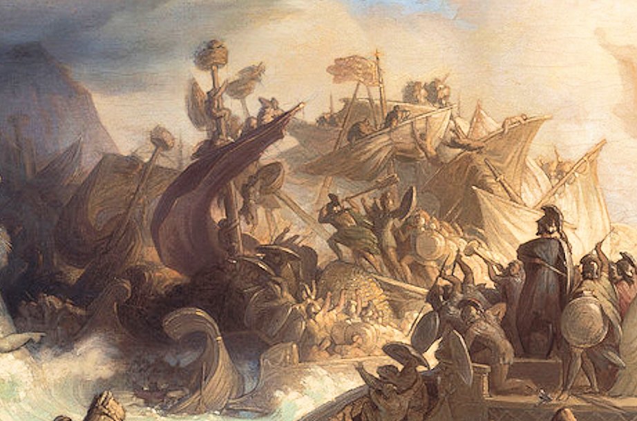 Battle of Salamis, by Wilhelm von Kaulbach.