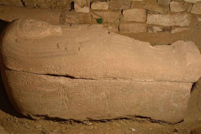 Sarcophagus Of King Ramses II's Head Of Treasury Found In Saqqara, Giza