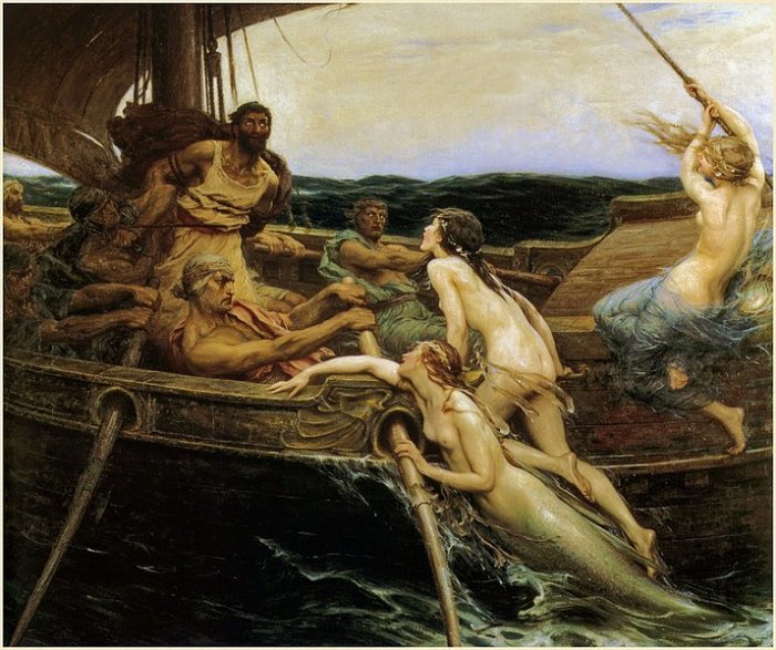 Ulysses and the Sirens. Herbert James Draper (1863–1920) 