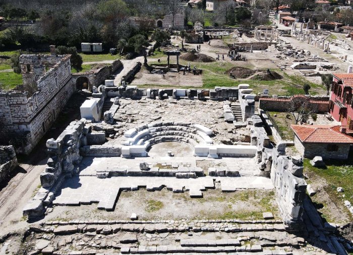 Restorations At Stratonicea Ancient City Of'Gladiators In Turkish Muğla Province