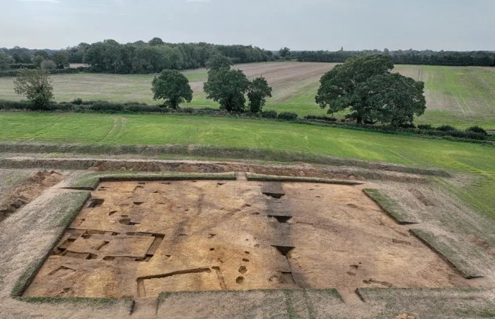 Rare 1,400-Year-Old Temple Possibly Used By East Anglian Kings Discovered In Suffolk, UK