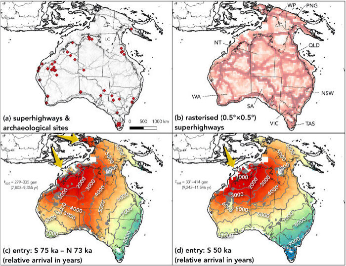 Superhighways Traveled By The First Australians Reveals A 10,000-Year Journey Through The Continent - New Study