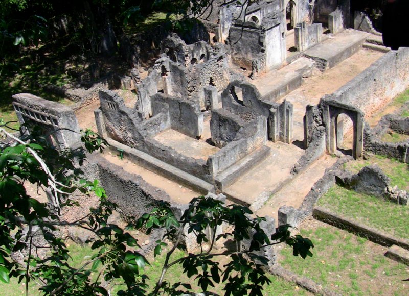 The site of tombs along the Swahili Coast in East Africa where University of South Florida anthropologist Chapurukha Kusimba and colleagues opened graves to study ancient DNA. Credit: Chapurukha Kusimba, University of South Florida