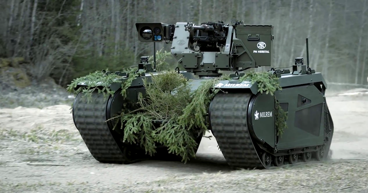 This Tank-Like Machine Gun Robot Is Straight out Of 