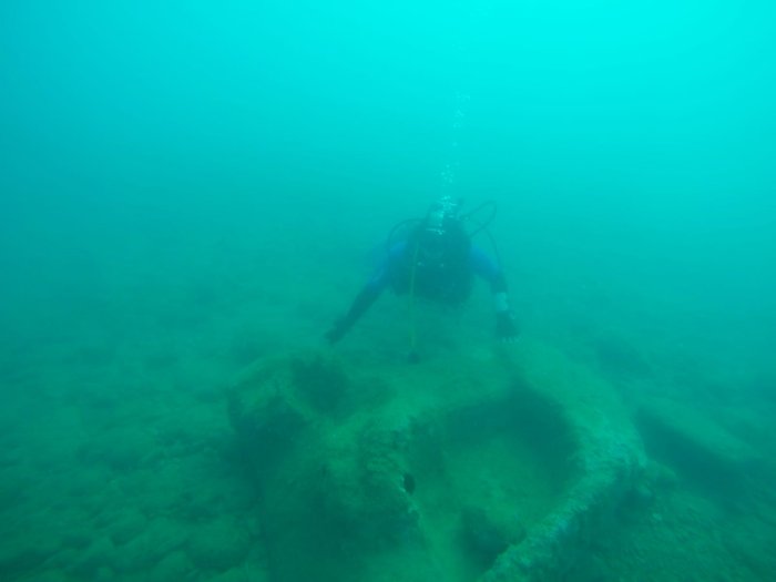 Remarkable Marble Fragment From The Temple Of Zeus In Akragas Found Underwater Off The Coast Of Sicily