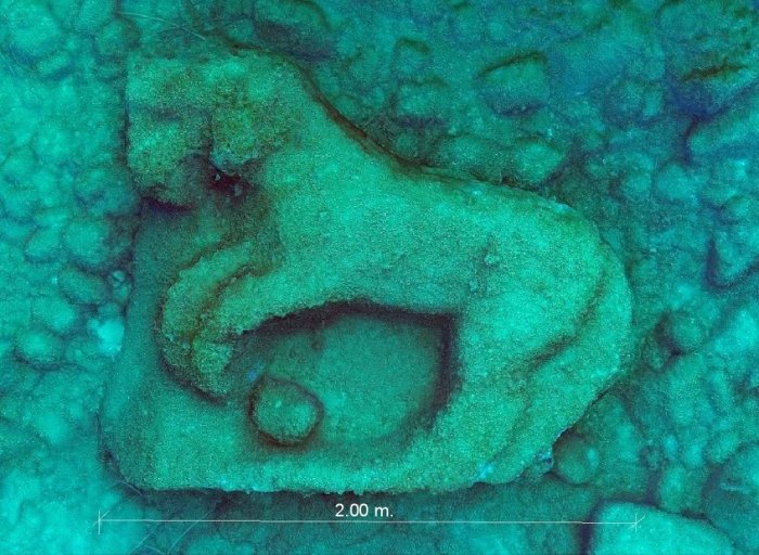 Remarkable Marble Fragment From The Temple Of Zeus In Akragas Found Underwater Off The Coast Of Sicily