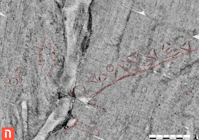 Radar Discovery Of Unknown Viking Age Stone Ship, Burial Mounds And Houses In The Trondheim Fjord