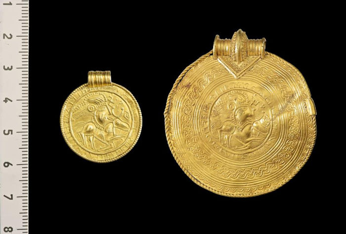 Vindelev Treasure Re-Writes Ancient History - World's Oldest Runic Inscription Of God Odin Found On Ancient Gold Pendants