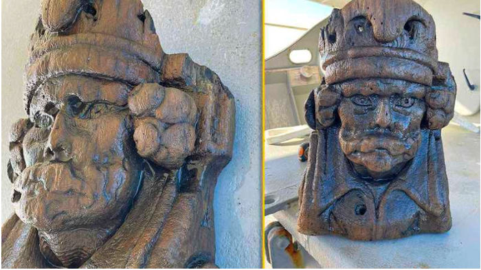 Unique Statue Of Warrior Wearing A Phrygian Cap Accidently Discovered By Dutch Fishermen