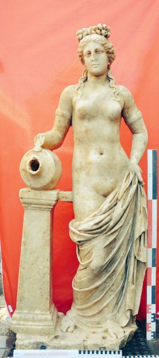 1,800-Year-Old Statue Of A Water Nymph Found Underground In The Ancient City Of Amastris