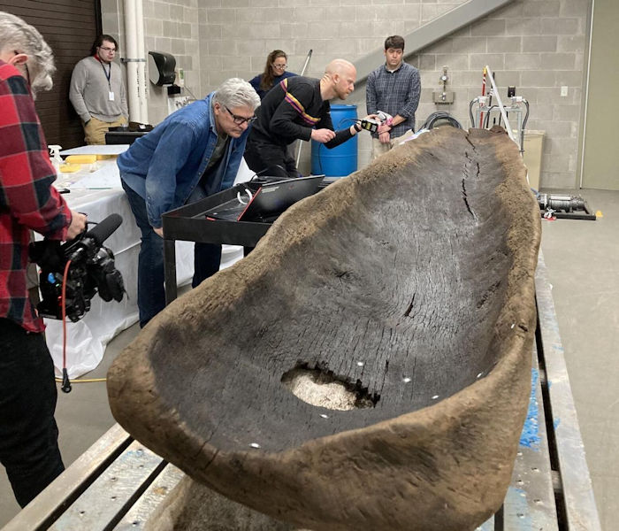 3D Scans Reveal Secrets Of Rare Ancient Canoe From Lake Mendota In Wisconsin