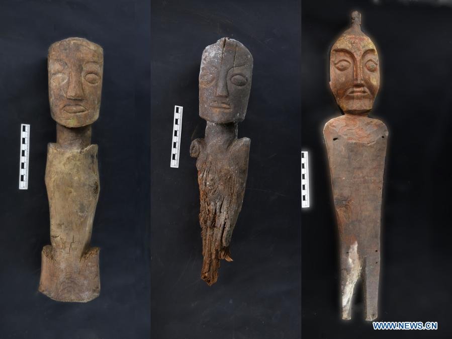 Golden And Silver Facial Ornaments, Wooden Figurines Among The Finds In Tombs Of Tibetan Plateau