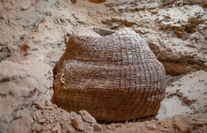 Perfectly Preserved 10,500-Year-Old Basket Found In Muraba'at Cave