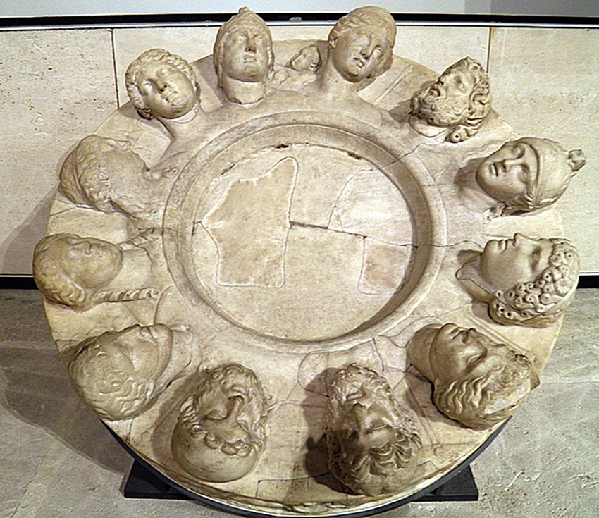 Zodiac Altar, Gabii, Italy